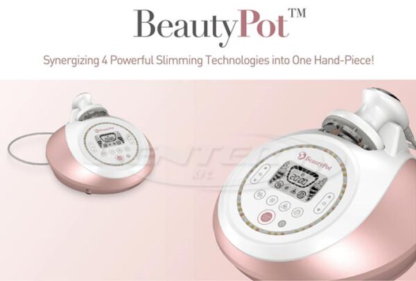 EunSung Beautypot - 4 technológia szinergikus összhatása a karcsúbb alakért (RF, Kavitáció, soft-lézer, LED fényterápia)